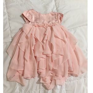 Pink dress baby girl